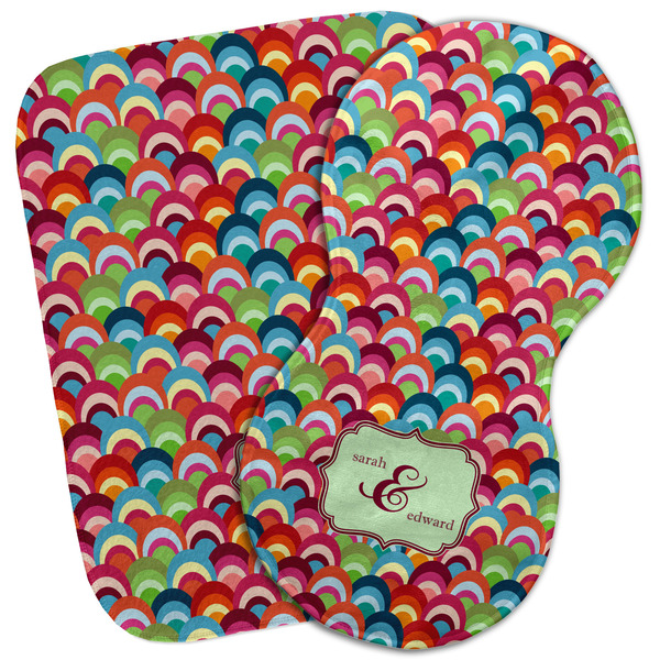 Custom Retro Fishscales Burp Cloth (Personalized)