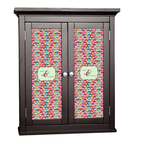 Custom Retro Fishscales Cabinet Decal - Large (Personalized)