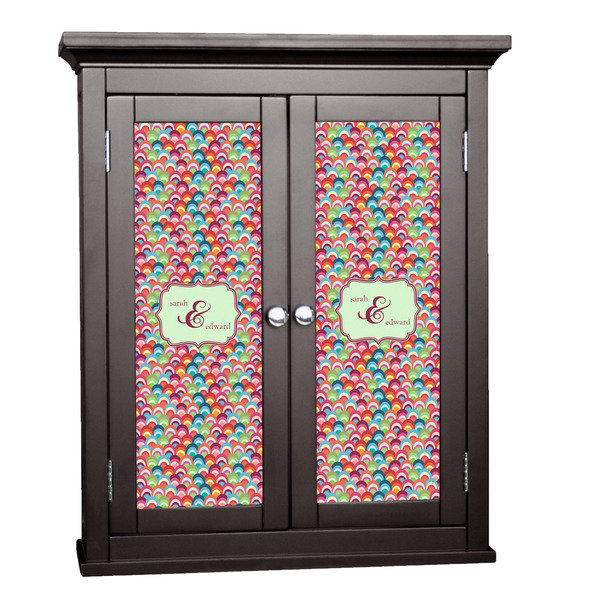 Custom Retro Fishscales Cabinet Decal - Custom Size (Personalized)
