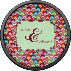 Retro Fishscales Cabinet Knob (Black) (Personalized)