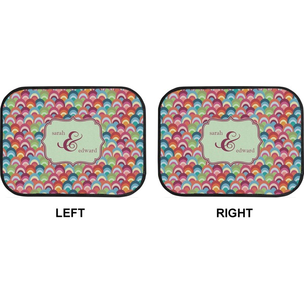 Retro Fishscales Car Floor Mats (Back Seat) (Approval)