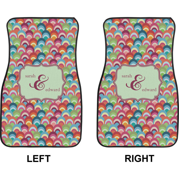 Retro Fishscales Car Mat Front - Approval