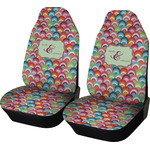 Retro Fishscales Car Seat Covers (Set of Two) (Personalized)