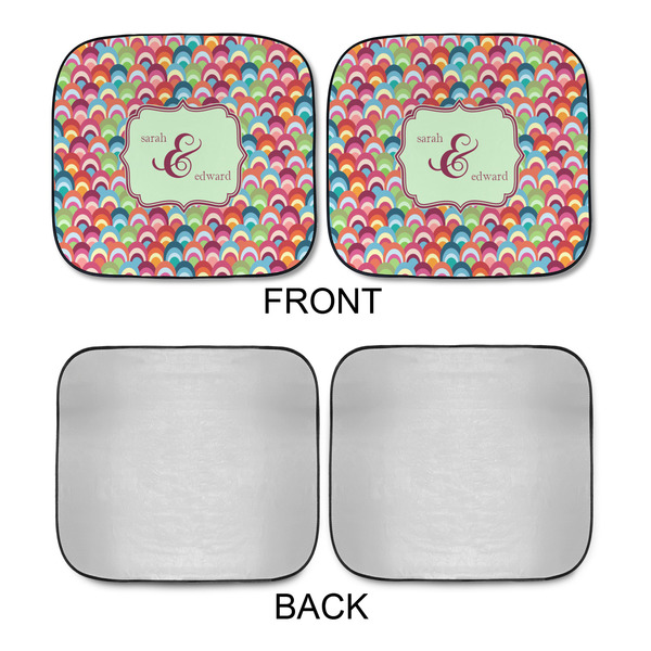 Retro Fishscales Car Sun Shades - APPROVAL