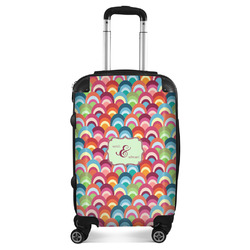 Retro Fishscales Suitcase (Personalized)