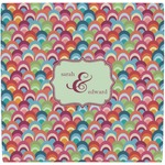 Retro Fishscales Ceramic Tile Hot Pad (Personalized)