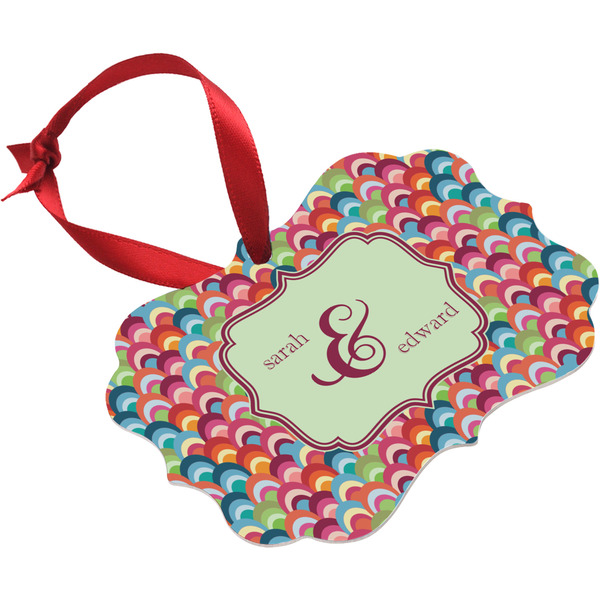 Retro Fishscales Christmas Ornament