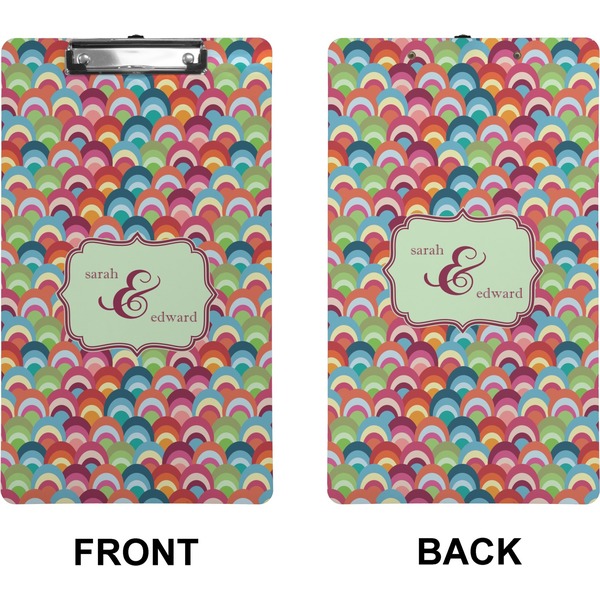 Retro Fishscales Clipboard (Legal) (Front + Back)