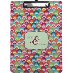 Retro Fishscales Clipboard (Personalized)