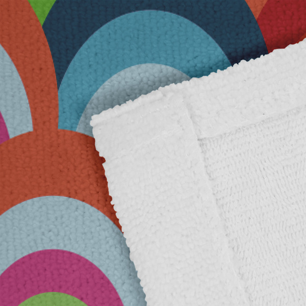 Retro Fishscales Close up of Fabric