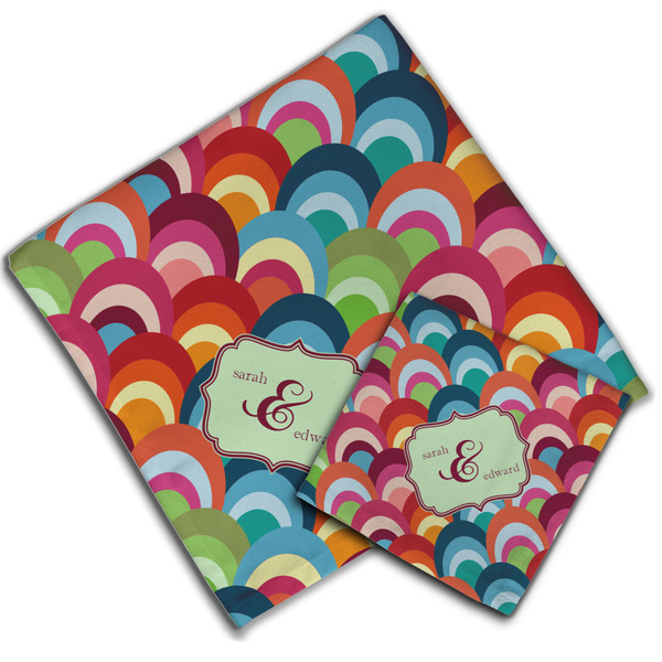 Retro Fishscales Cloth Napkins - Personalized Lunch & Dinner (PARENT MAIN)