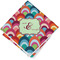 Retro Fishscales Cloth Napkins - Personalized Lunch (Folded Four Corners)