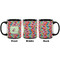 Retro Fishscales Coffee Mug - 11 oz - Black APPROVAL