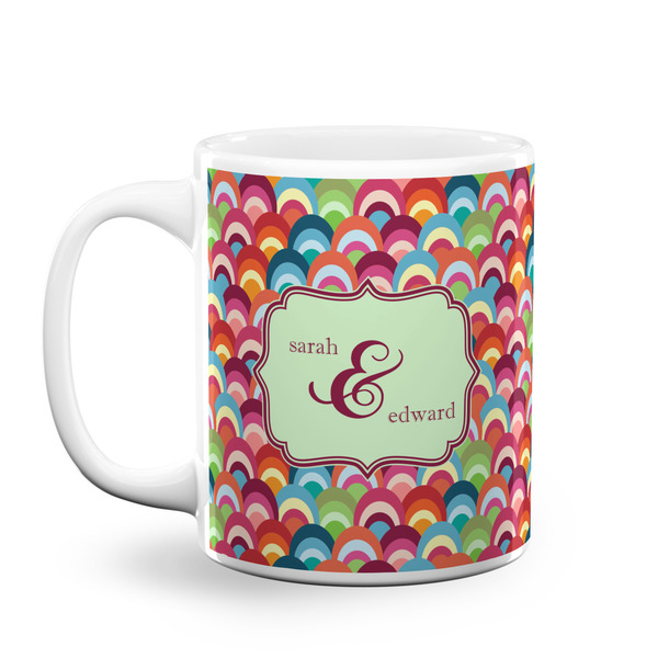 Custom Retro Fishscales Coffee Mug (Personalized)