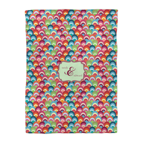 Retro Fishscales Comforter - Twin XL - Front