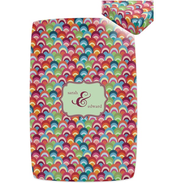 Retro Fishscales Crib Fitted Sheet - Apvl