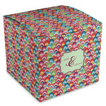 Retro Fishscales Cube Favor Gift Boxes (Personalized)