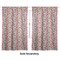 Retro Fishscales Curtain 40x63 - Lined
