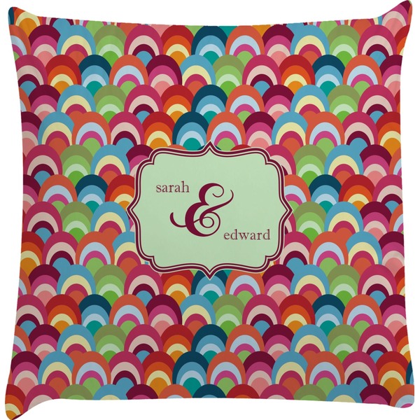 Custom Retro Fishscales Decorative Pillow Case (Personalized)