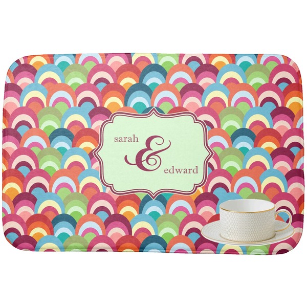 Retro Fishscales Dish Drying Mat