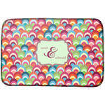 Retro Fishscales Dish Drying Mat (Personalized)