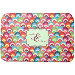 Retro Fishscales Dish Drying Mat (Personalized)