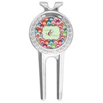 Retro Fishscales Golf Divot Tool & Ball Marker (Personalized)