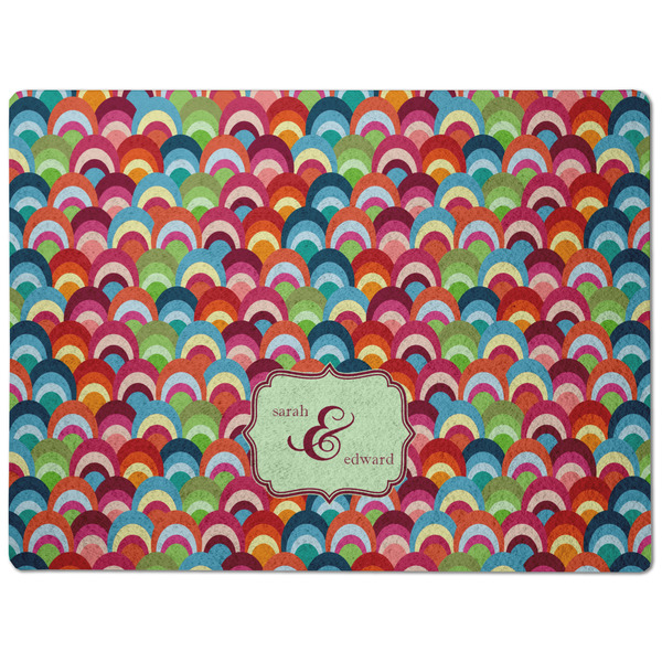 Retro Fishscales Dog Food Mat - Medium without bowls