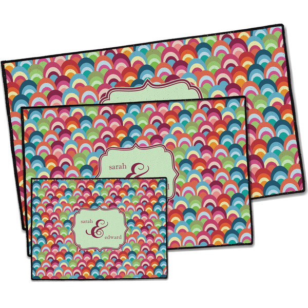 Retro Fishscales Door Mats - PARENT MAIN