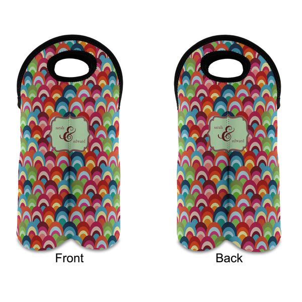 Retro Fishscales Double Wine Tote - APPROVAL (new)