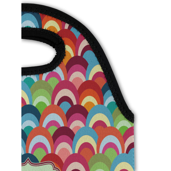 Retro Fishscales Double Wine Tote - Detail 1 (new)