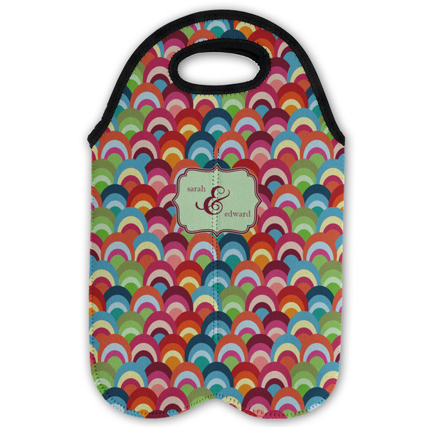 Retro Fishscales Double Wine Tote - Flat (new)