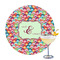 Retro Fishscales Drink Topper - Large - Single with Drink