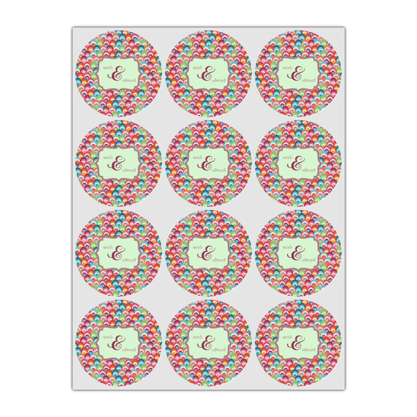 Retro Fishscales Drink Topper - Small - Set of 12