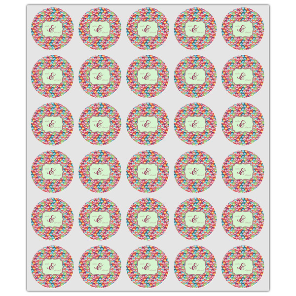 Retro Fishscales Drink Topper - XSmall - Set of 30