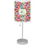 Retro Fishscales 7" Drum Lamp with Shade Linen (Personalized)