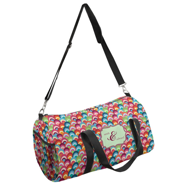 Custom Retro Fishscales Duffel Bag (Personalized)