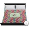 Retro Fishscales Duvet Cover - King (Personalized)