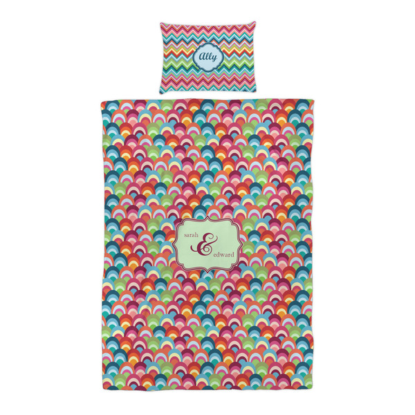 Retro Fishscales Duvet Cover Set - Twin XL - Alt Approval