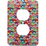 Retro Fishscales Electric Outlet Plate