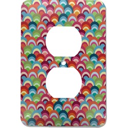 Retro Fishscales Electric Outlet Plate