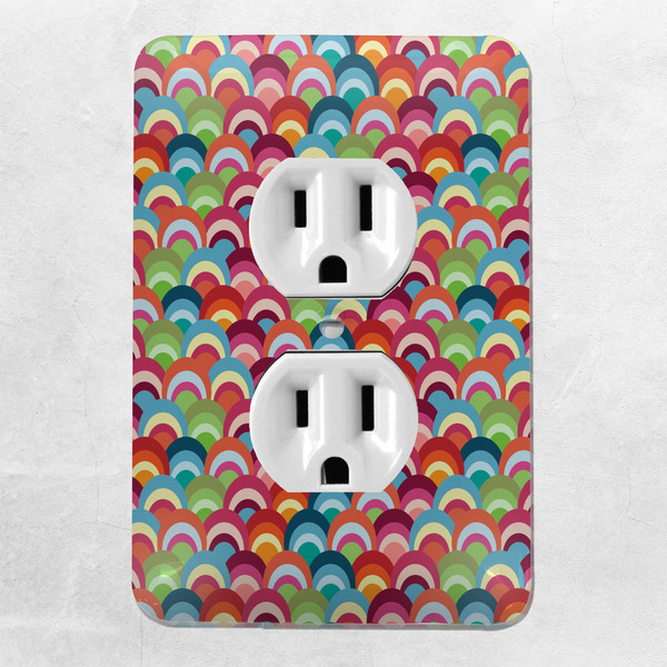 Retro Fishscales Electric Outlet Plate - LIFESTYLE
