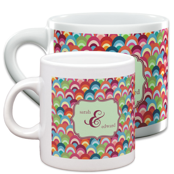Retro Fishscales Espresso Mugs - Main Parent