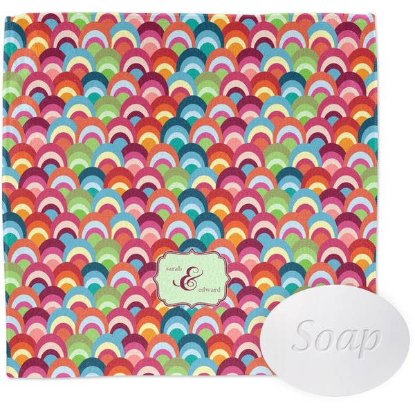 Custom Retro Fishscales Washcloth (Personalized)