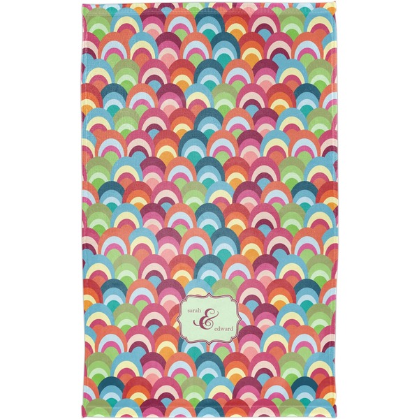Retro Fishscales Finger Tip Towel - Full View
