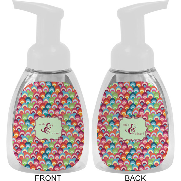 Retro Fishscales Foam Soap Bottle Approval - White