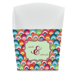 Retro Fishscales French Fry Favor Boxes (Personalized)