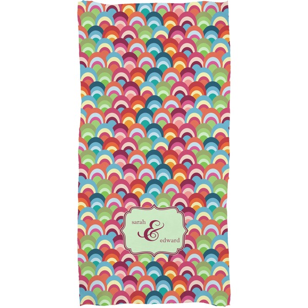 Retro Fishscales Full Sized Bath Towel - Apvl