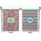 Retro Fishscales Garden Flag - Double Sided Front and Back