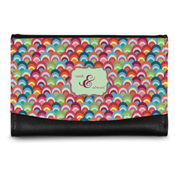 Retro Fishscales Genuine Leather Women's Wallet - Small (Personalized)